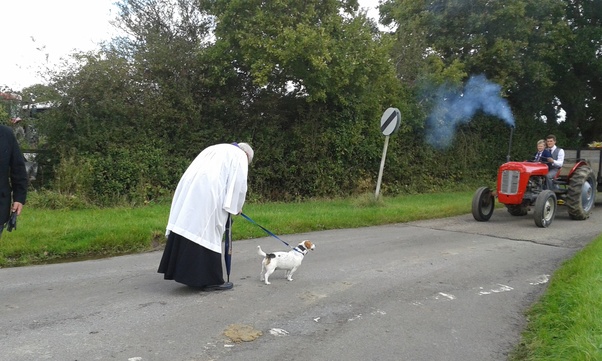Mr Piddles. Country Funeral Procession.jpg