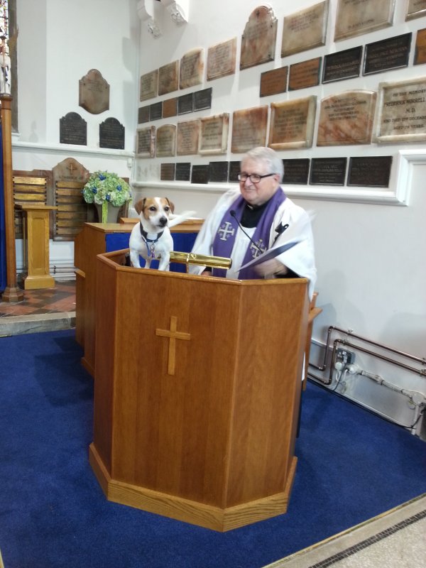 Mr Piddles Offering His Homily.jpg
